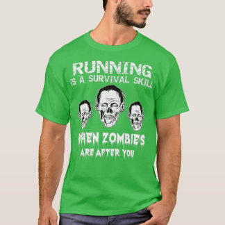Halloween für Läufer, die Joggen laufen T-Shirt