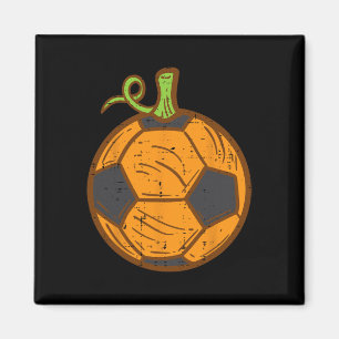 Halloween-Fußball-Byll-Kürbis-Footbyll-Kostüm Jung Magnet
