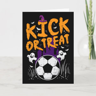 Halloween-Fußball-Kick-Or-Treat-Footbyll-Kostüm Bo Karte