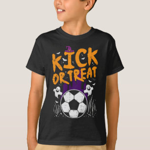 Halloween-Fußball-Kick-Or-Treat-Fußballkostüm Bo T-Shirt
