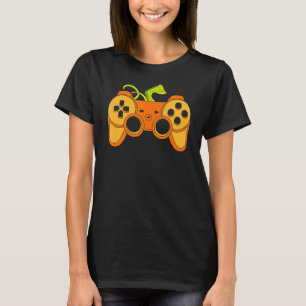 Halloween Gamer Costume Beängstigend Pumpkin Mens T-Shirt