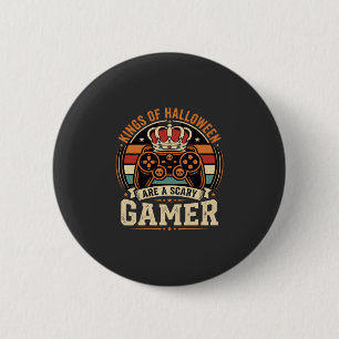 Halloween Gamer King Retro-Controller-Design Button