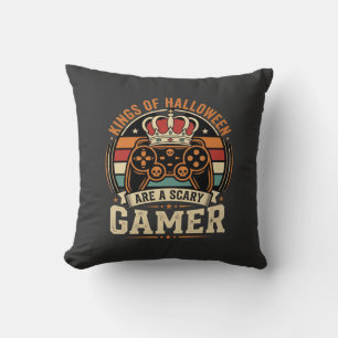 Halloween Gamer King Retro-Controller-Design Kissen