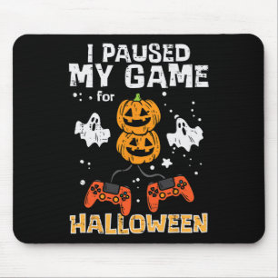 Halloween Gamer pausierte mein Spielverhalten Men Mousepad