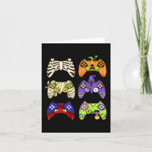 Halloween Gaming Controller Men Boys Kids Gamer Ha Karte