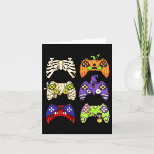 Halloween Gaming Controller Men Boys Kids Gamer Ha Karte