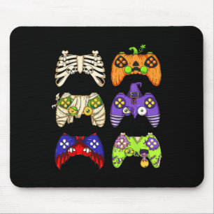 Halloween Gaming Controller Men Boys Kids Gamer Ha Mousepad