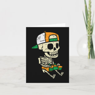 Halloween Gaming Skelett Kostümspielerspielerkamer Karte