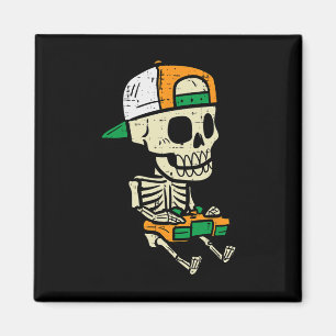Halloween Gaming Skelett Kostümspielerspielerkamer Magnet