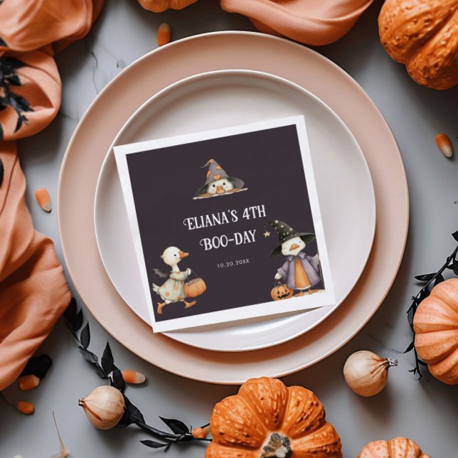 Halloween Gänse Grau Kindergeburtstag Kostüm Party Serviette (Von Creator hochgeladen)