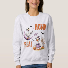Halloween-Gänsehonig oder Leckerei Herbstmuck Sweatshirt