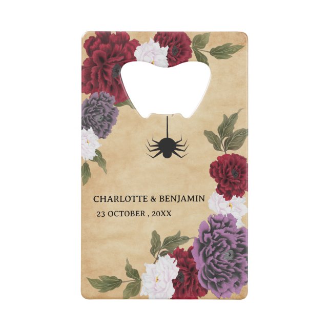 Halloween-Gastgeschenk Hochzeit Geldbeutel Flaschenöffner (Vorderseite)