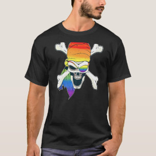 Halloween Gay Hintern Pirate Beängstigende Piraten T-Shirt