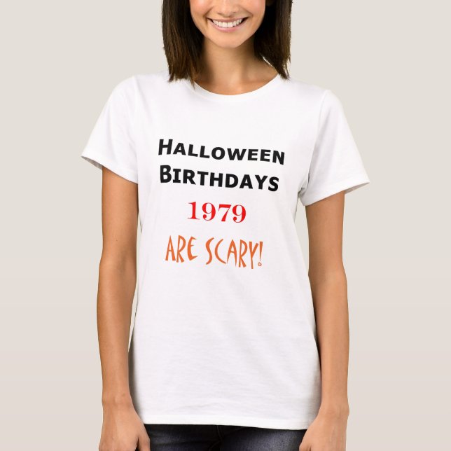 Halloween-Geburtstag 1979 T-Shirt (Vorderseite)
