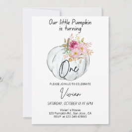 Halloween Geburtstag Einladung Pumpkin Einladung B