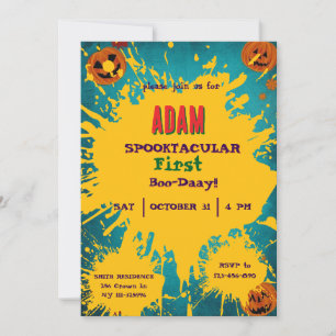 Halloween Geburtstag Kinderparty Halloween Einladung