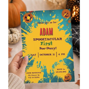 Halloween Geburtstag Kinderparty Halloween Einladung