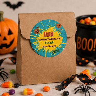 Halloween Geburtstag Kinderparty Halloween Runder Aufkleber