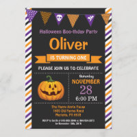 Halloween-Geburtstags-Party Einladung