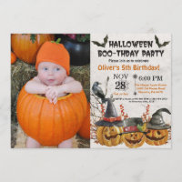 Halloween-Geburtstags-Party Einladung