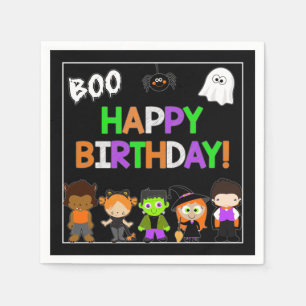 Halloween-Geburtstags-Party-Papierservietten Serviette