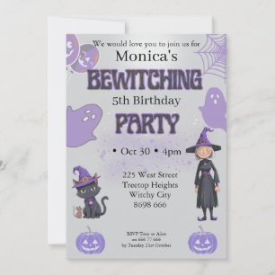 Halloween-Geburtstagseinladung Einladung