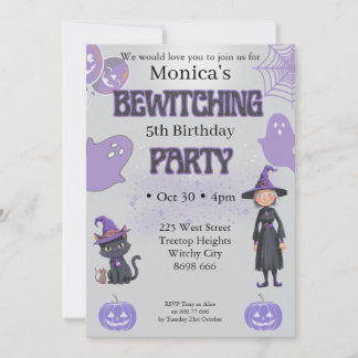 Halloween-Geburtstagseinladung Einladung