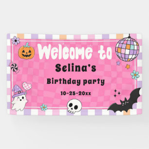 Halloween-Geburtstagsfeier Banner