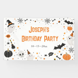Halloween-Geburtstagsfeier Banner