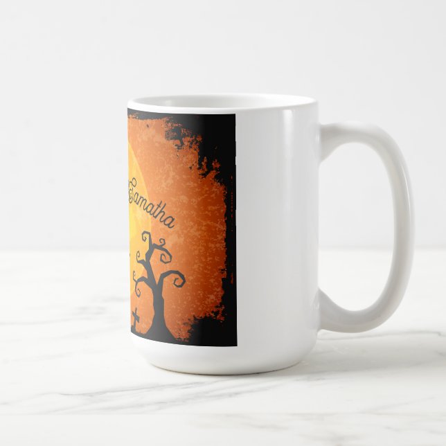 Halloween-Geburtstagskaffee-Tasse Kaffeetasse (Rechts)
