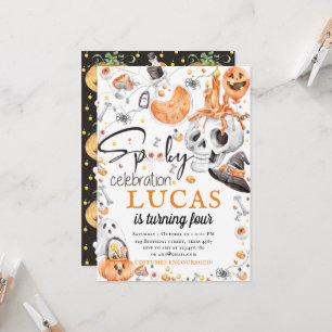 Halloween-Geburtstagskfeier Einladung