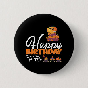 Halloween Geburtstagskuchen Alles Gute zum Geburts Button