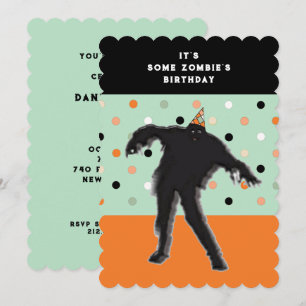 Halloween-Geburtstagsparty Einladung