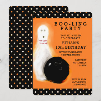Halloween-Geburtstagsparty Einladung