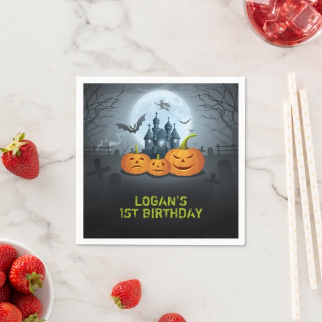Halloween Geburtstagsparty Napkin Serviette (Beispiel)