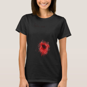 Halloween Gefühl großartig Ich bin in Ordnung blut T-Shirt