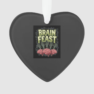 Halloween-Gehirnschmaus Zombie Hände Vektor Design Ornament