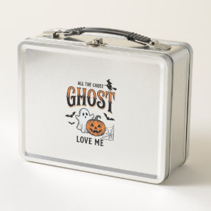 Halloween-Geist Alle Geister lieben mich Lustig Vi Metall Brotdose
