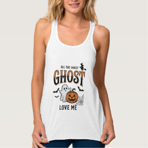Halloween-Geist Alle Geister lieben mich Lustig Vi Tank Top