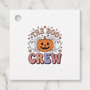 Halloween-Geist Boo Crew Niedlich Gruselig Vintage Geschenkanhänger