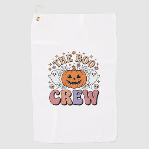 Halloween-Geist Boo Crew Niedlich Gruselig Vintage Golfhandtuch
