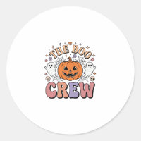 Halloween-Geist Boo Crew Niedlich Gruselig Vintage