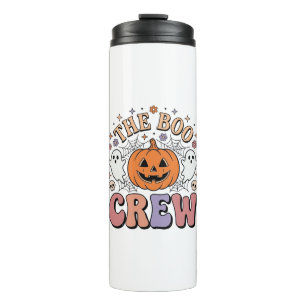 Halloween-Geist Boo Crew Niedlich Gruselig Vintage Thermosbecher