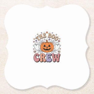 Halloween-Geist Boo Crew Niedlich Gruselig Vintage Untersetzer