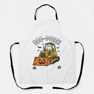 Halloween-Geist Boo Dozer Lustiger Bulldozer_1 Schürze