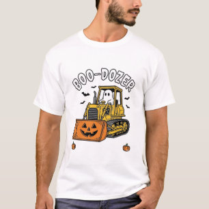 Halloween-Geist Boo Dozer Lustiger Bulldozer_1 T-Shirt