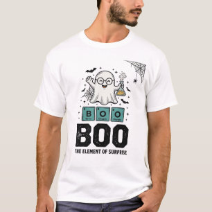 Halloween-Geist Buh Wissenschaft Lustig Vintage_1 T-Shirt