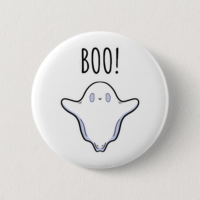 Halloween-Geist Button (Vorderseite)