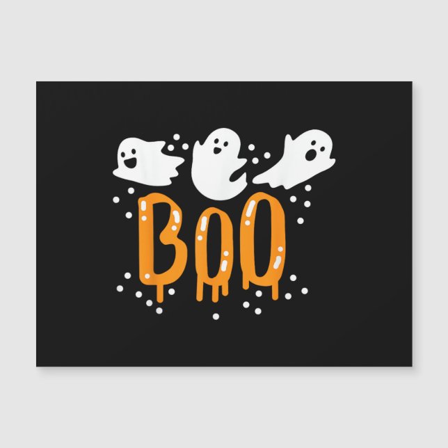 Halloween-Geist Buu Süß Magnetkarte (Vorderseite)