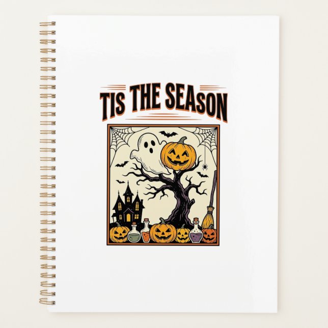 Halloween-Geist Die Saison Geisterhaus_1 Planer (Vorderseite)